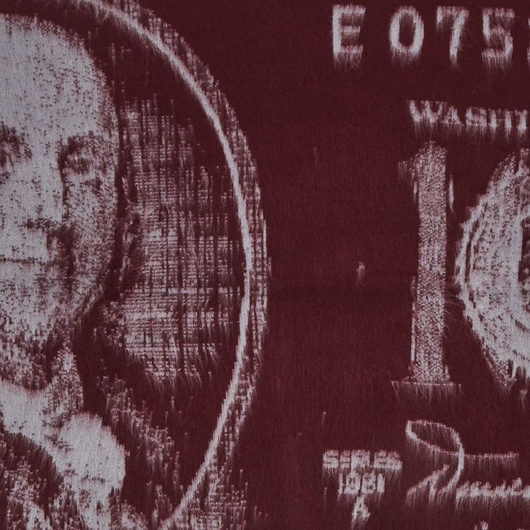 Supreme Money Sweater Burgundy