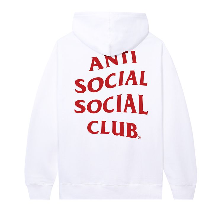 Anti Social Social Club Mind Games Hoodie White