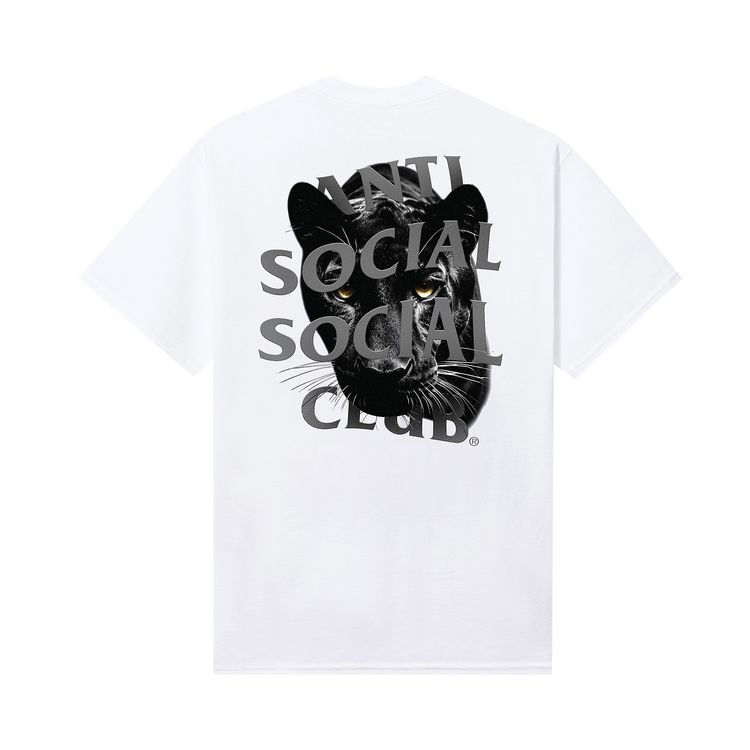 Anti Social Social Club Panther Tee White