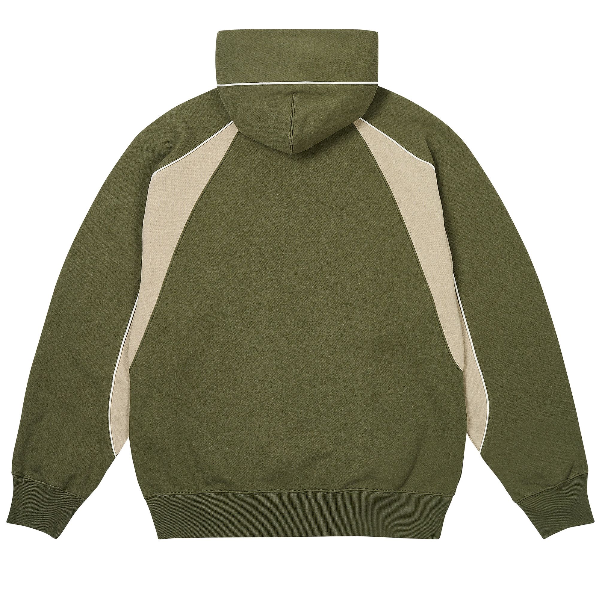 Buy Palace Piped Panel Hood 'The Deep Green' - P28CS020 | GOAT