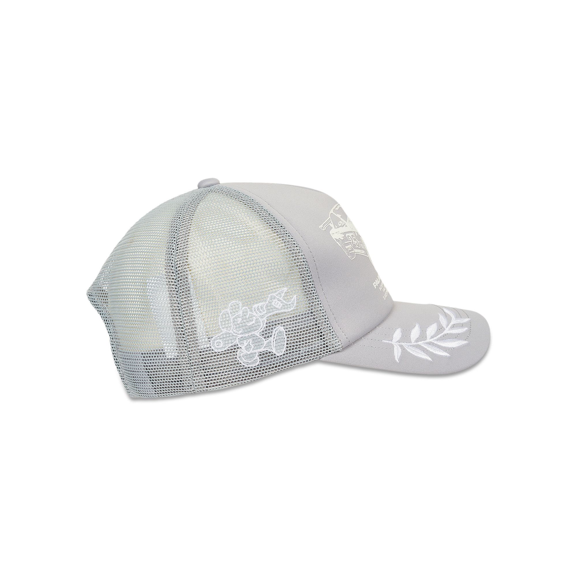 Buy Palace Staff Trucker 'Grey' - P28H057 | GOAT CA