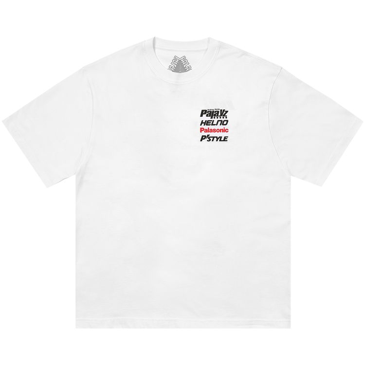 Palace Racey T Shirt White