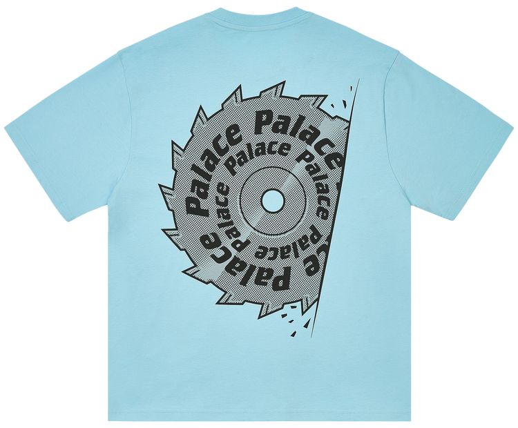 Palace Saw T Shirt Skyline Blue