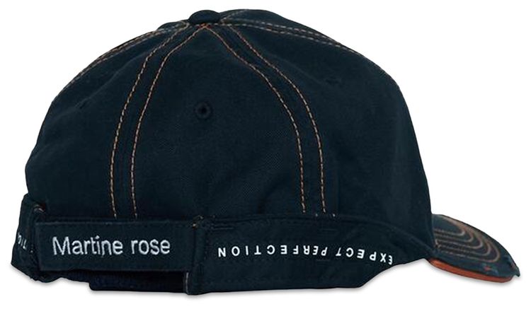 Martine Rose Roll Back Cap BlackOrange