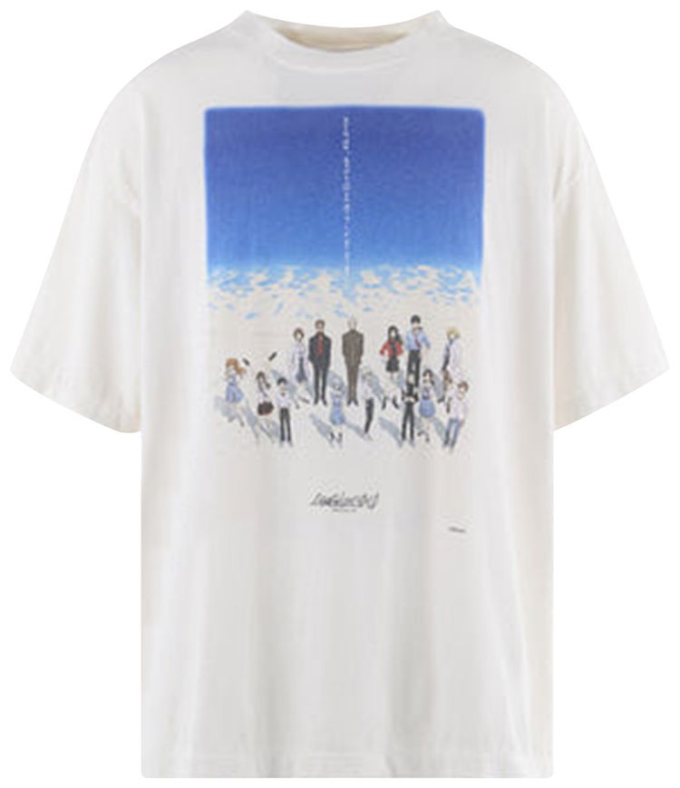 SAINT Mxxxxxx x Evangelion x GEEKS RULE Tee BlueWhite