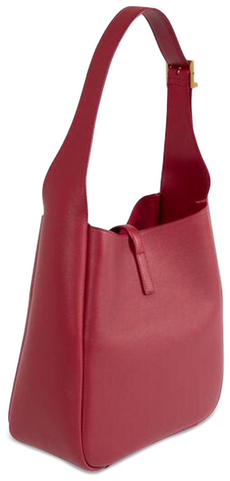 Saint Laurent Le 5 A 7 Supple Shoulder Bag Cherry Jam