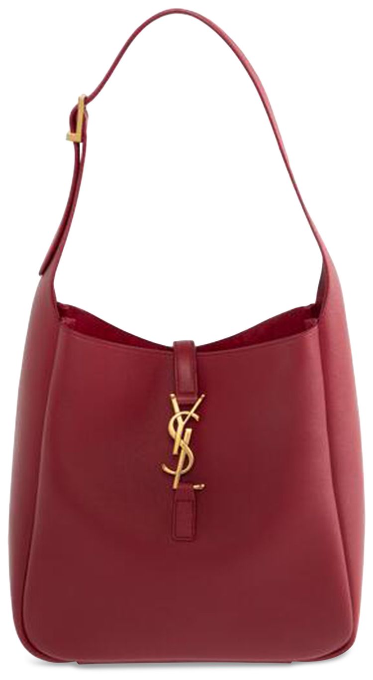 Saint Laurent Le 5 A 7 Supple Shoulder Bag Cherry Jam