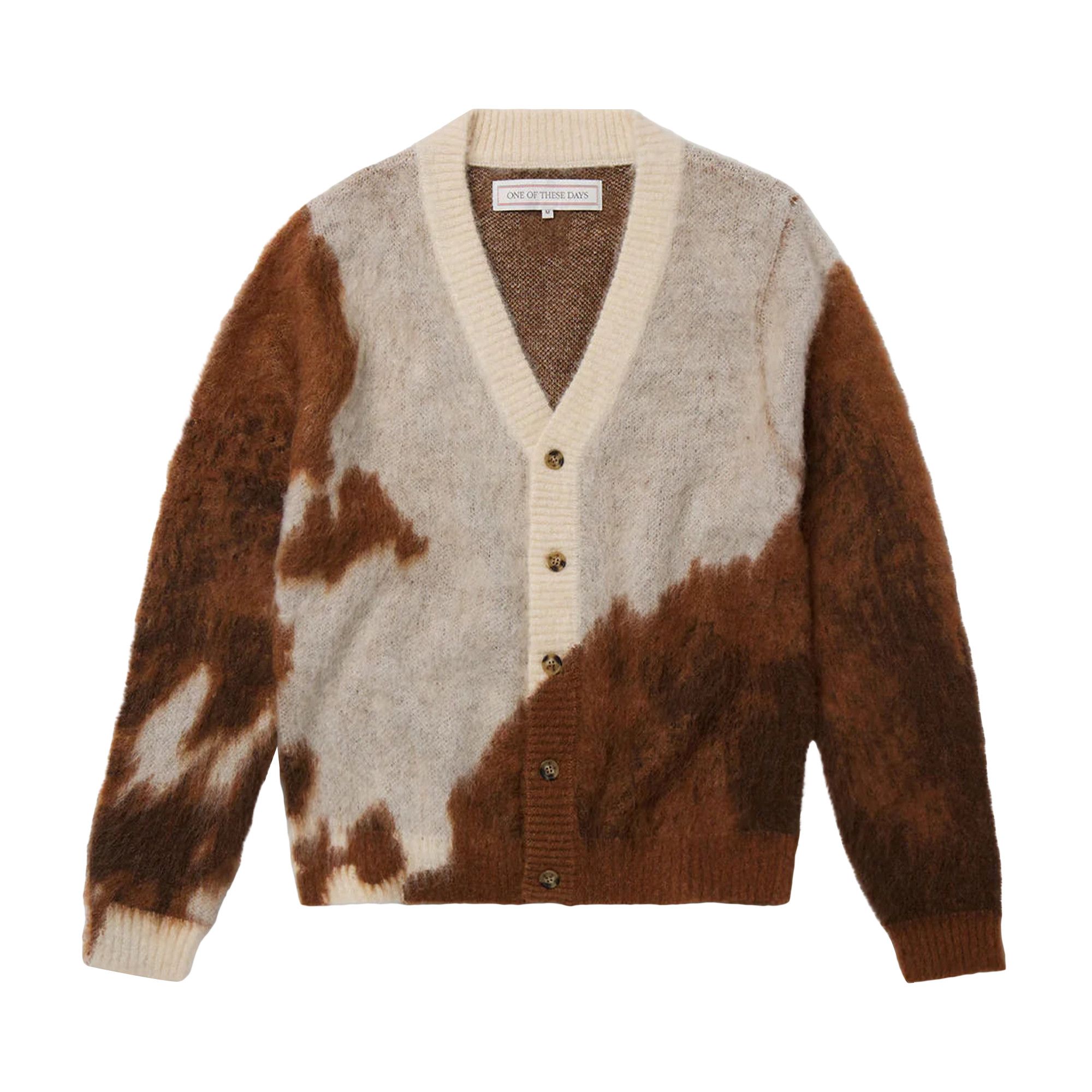 Buy One Of These Days Horse Knit Cardigan 'Brown' - 01C 12 015
