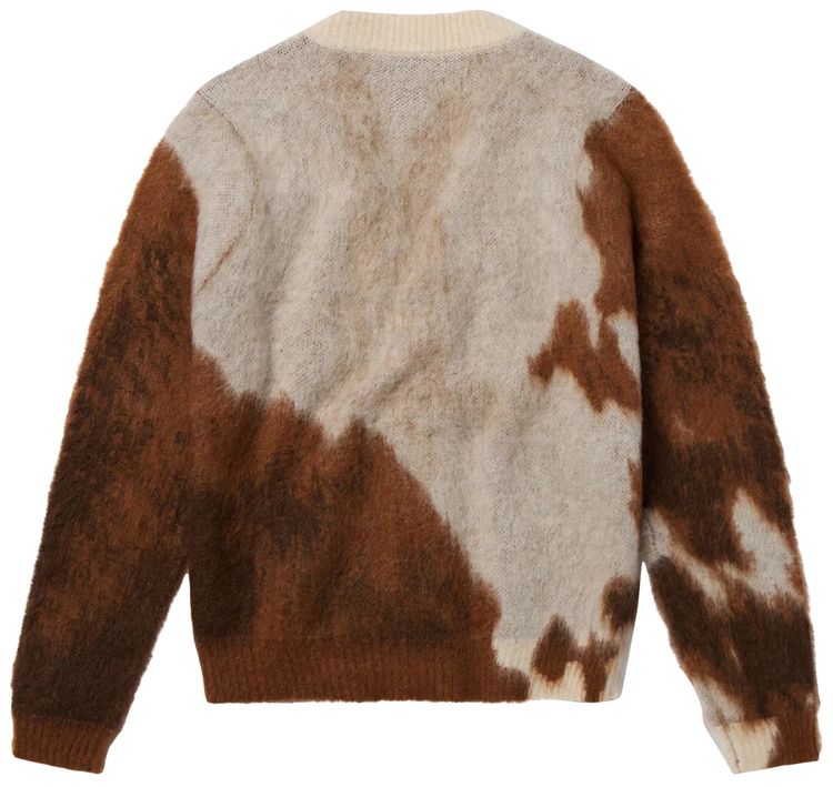 One Of These Days Horse Knit Cardigan Brown