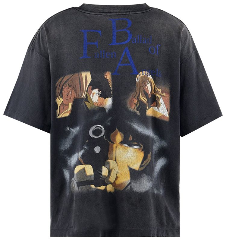 SAINT Mxxxxxx x Cowboy Bebop Short Sleeve Tee Black