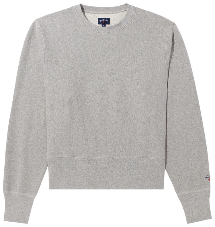Noah High Rib Crewneck Heather Grey