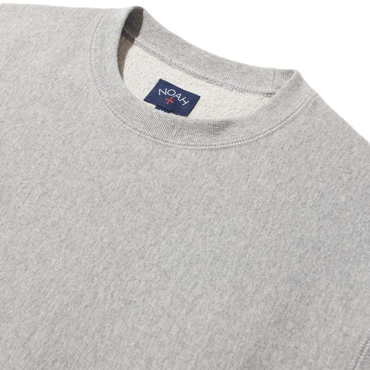 Noah High Rib Crewneck Heather Grey