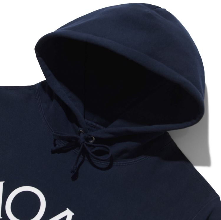 Noah Core Logo Hoodie Navy