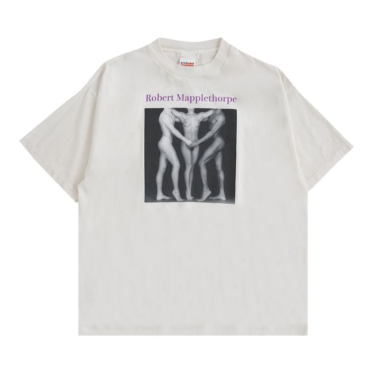 SAINT Mxxxxxx x Robert Mapplethorpe Embrace Tee White