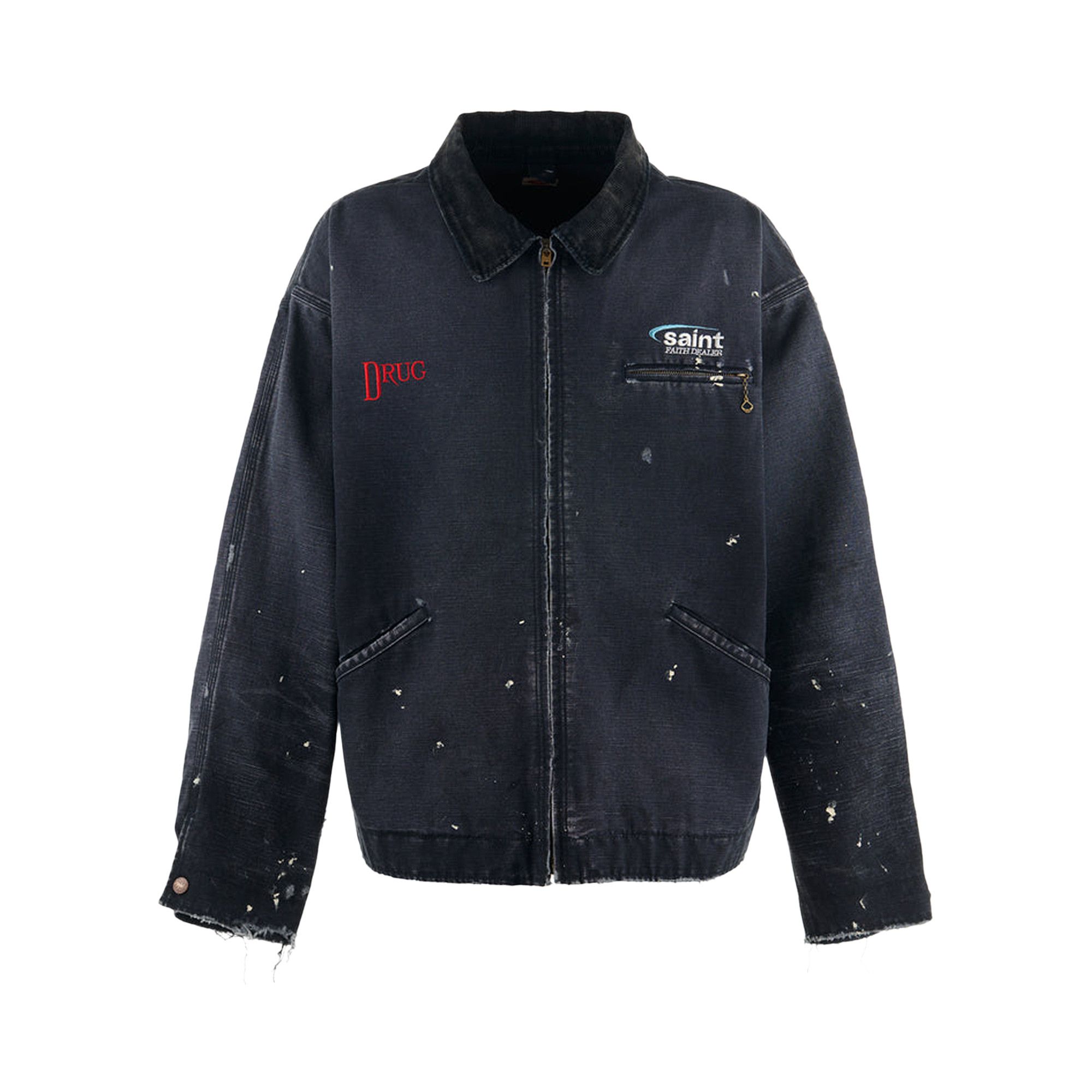Buy SAINT Mxxxxxx Detroit Jacket 'Black' - SM HR8 0000 063 | GOAT CA