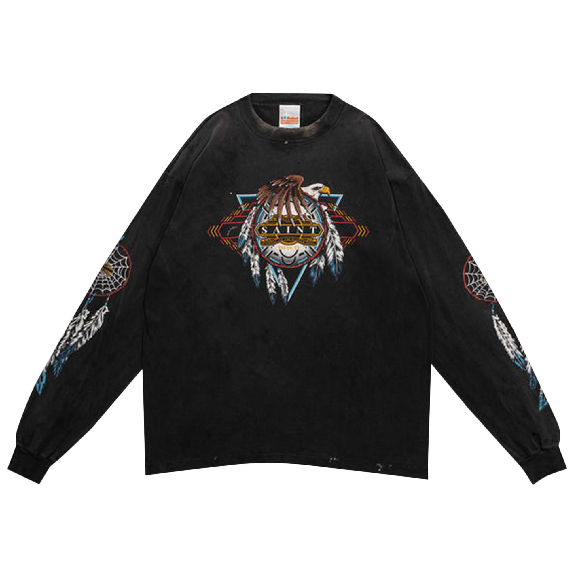 Saint Mxxxxxx♡ SAINT DISCOSM-HR8-0000-C40 SAINT Mxxxxxx × TEFLON DISCO L/S TEE SAINT DISCO SM-HR8-0000