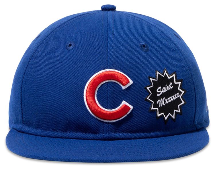 SAINT Mxxxxxx x MLB Chicago Cubs Cap Blue