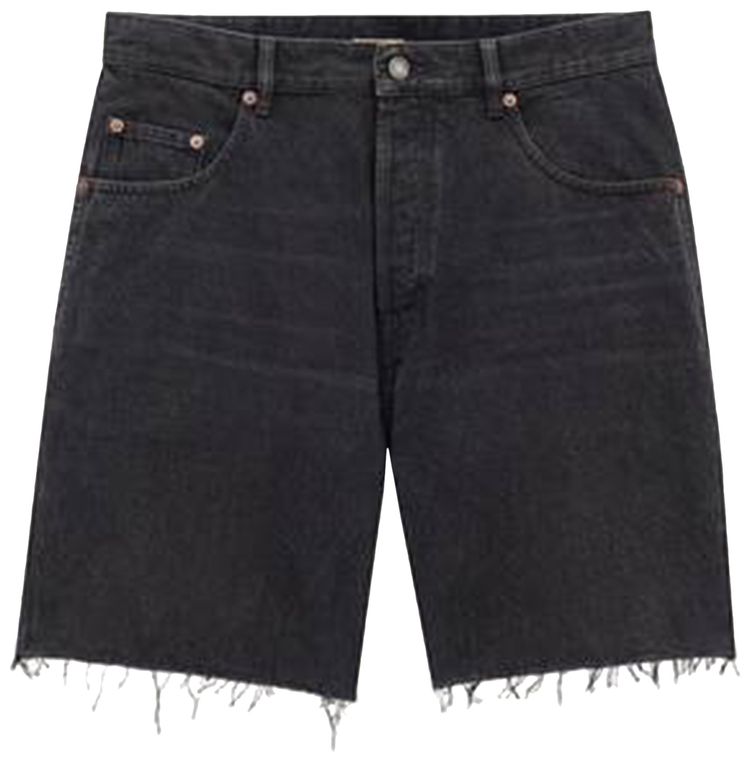 Saint Laurent Bermuda Shorts Black Vendome