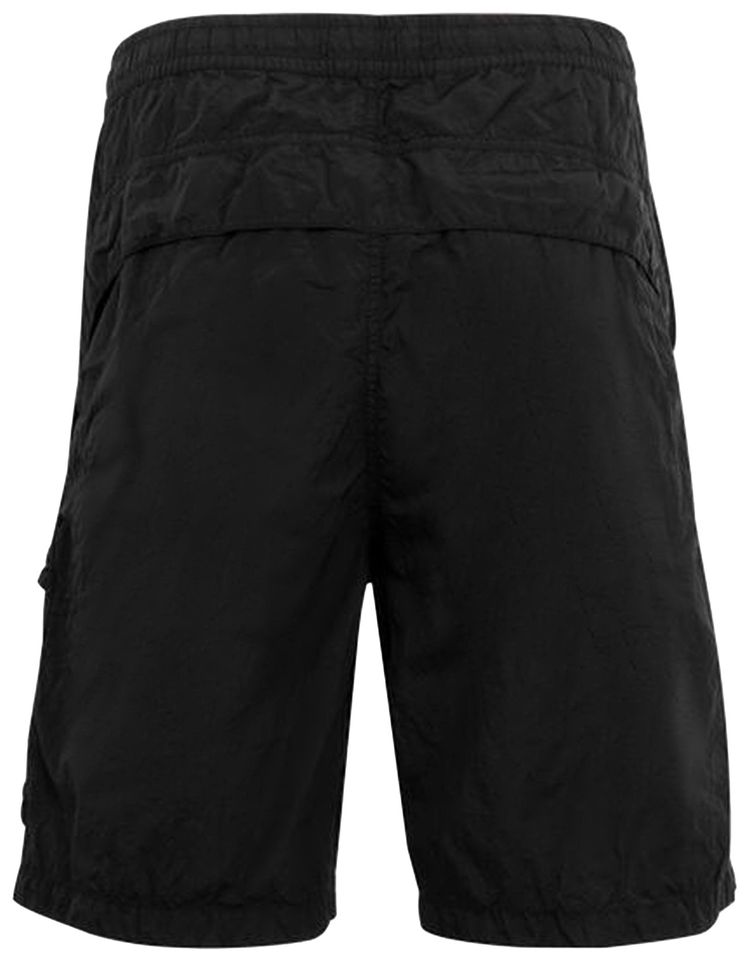 Stone Island Logo Patch Shorts Black
