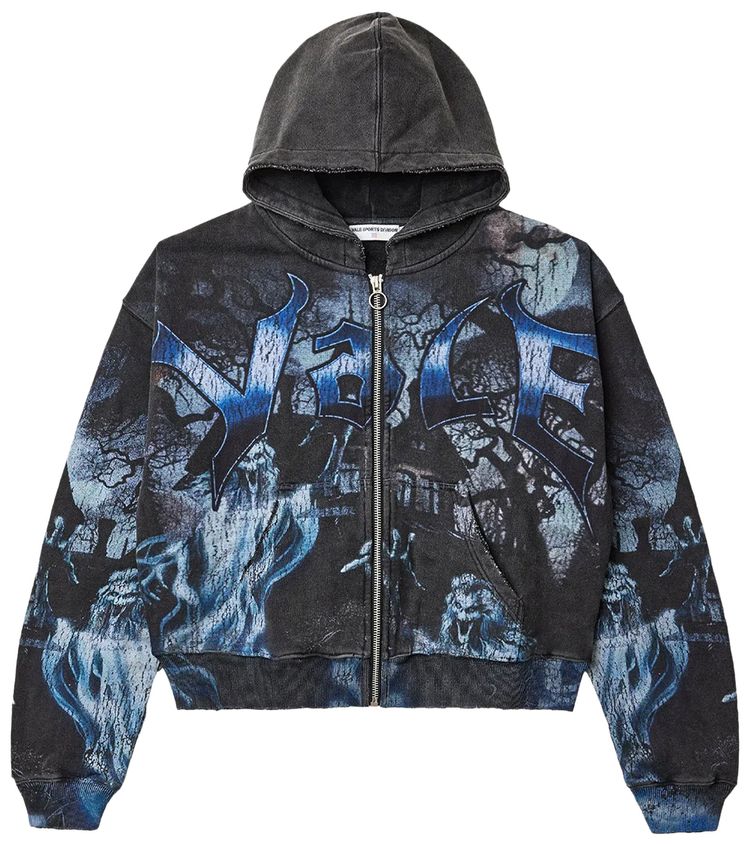 Vale Forever Casper Zip Up Hoodie Black