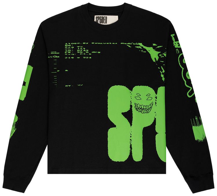 Sp5der X Ray Long Sleeve Tee Black