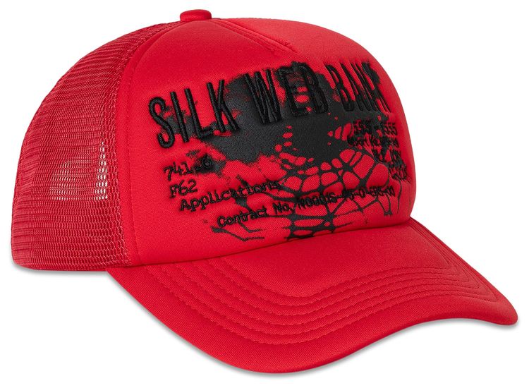 Sp5der Silk Web Bank Trucker Red
