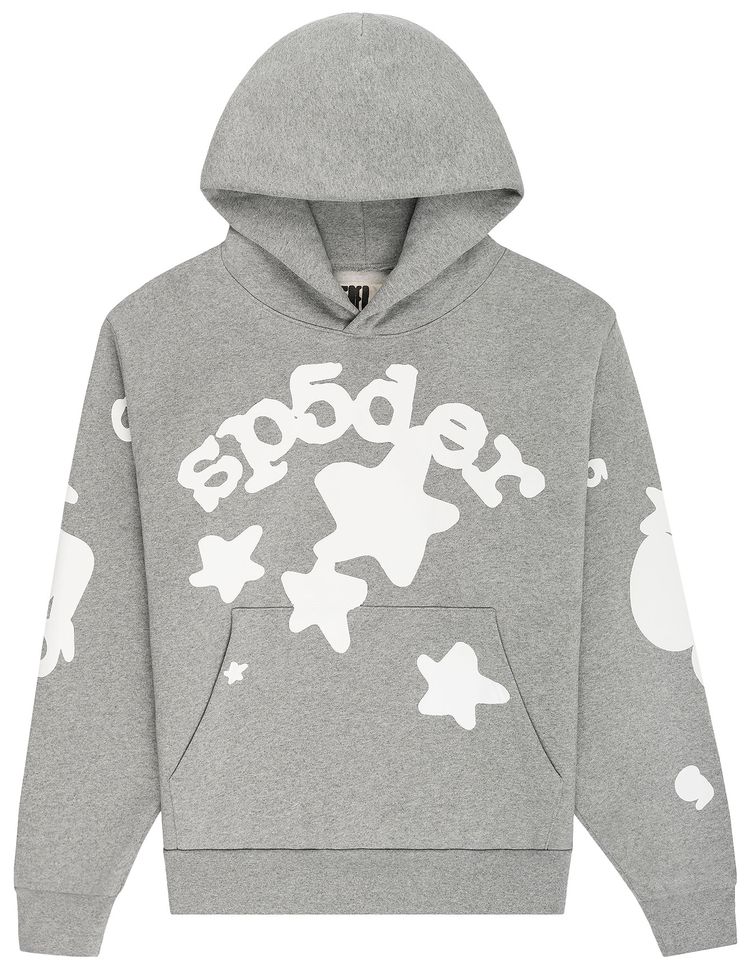 Sp5der Beluga Hoodie Dark Heather Grey