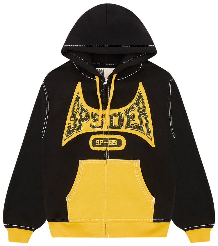 Sp5der TF Zip Hoodie Black