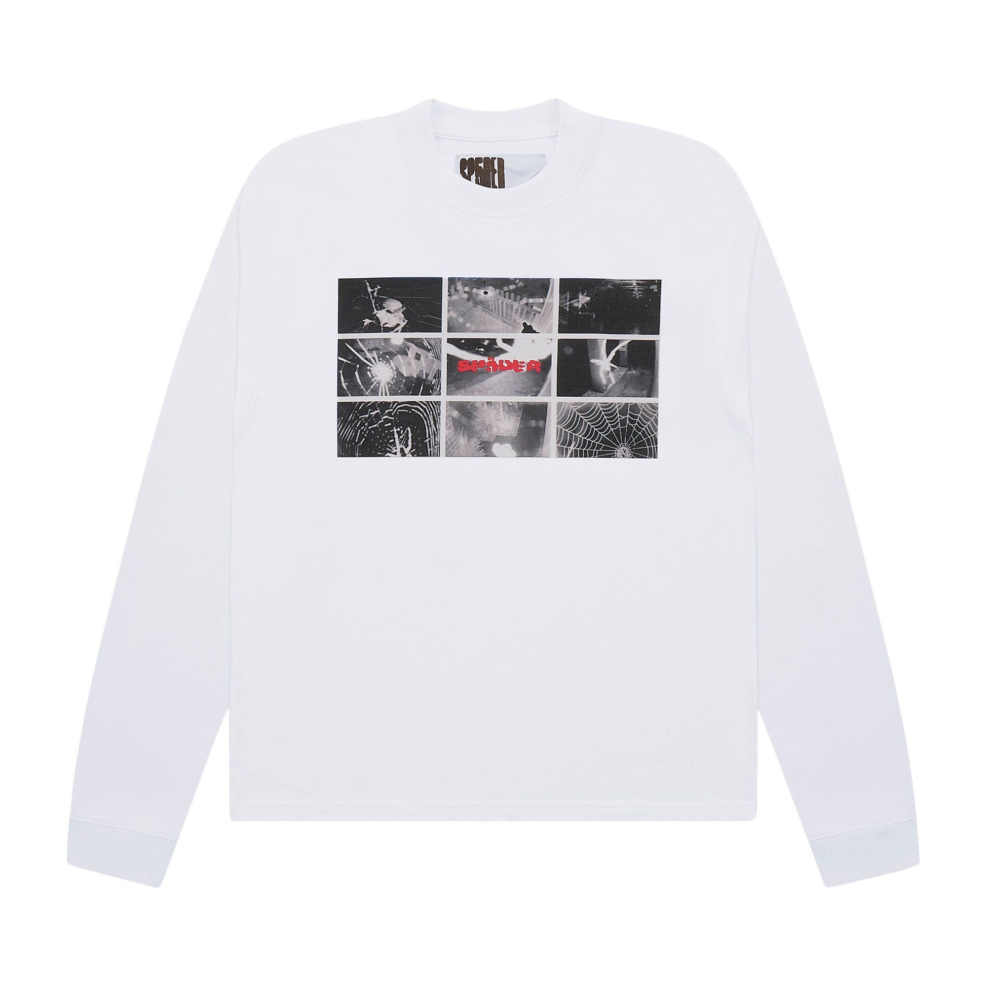 Buy Sp5der Web Monitor Long-Sleeve Hw Tee 'White' - 02406
