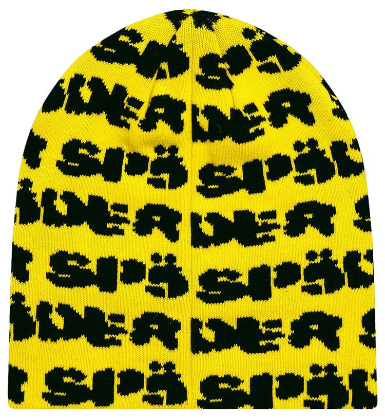 Sp5der Fuzzy Logo Skully Yellow