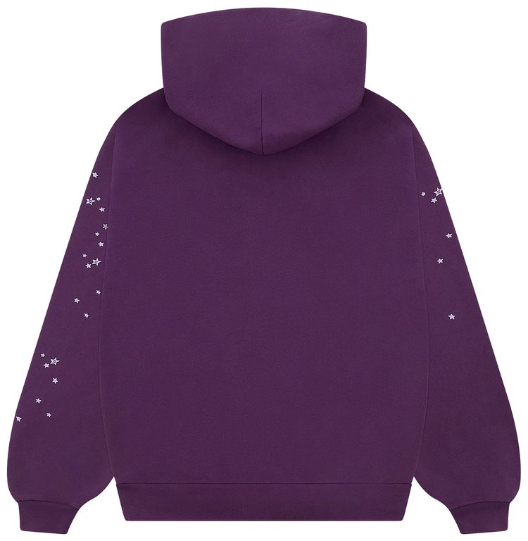 Sp5der Star Og Web V2 Hoodie Purple