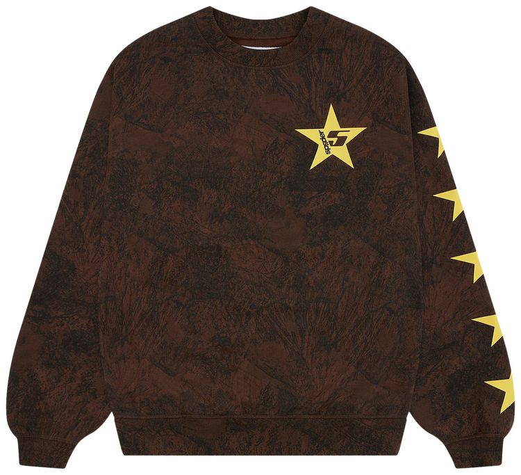 Sp5der 5 Crewneck Sweatshirt Brown