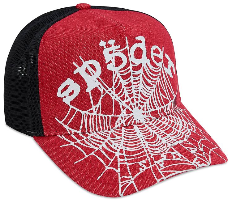 Sp5der Denim Og Web V2 Trucker Red