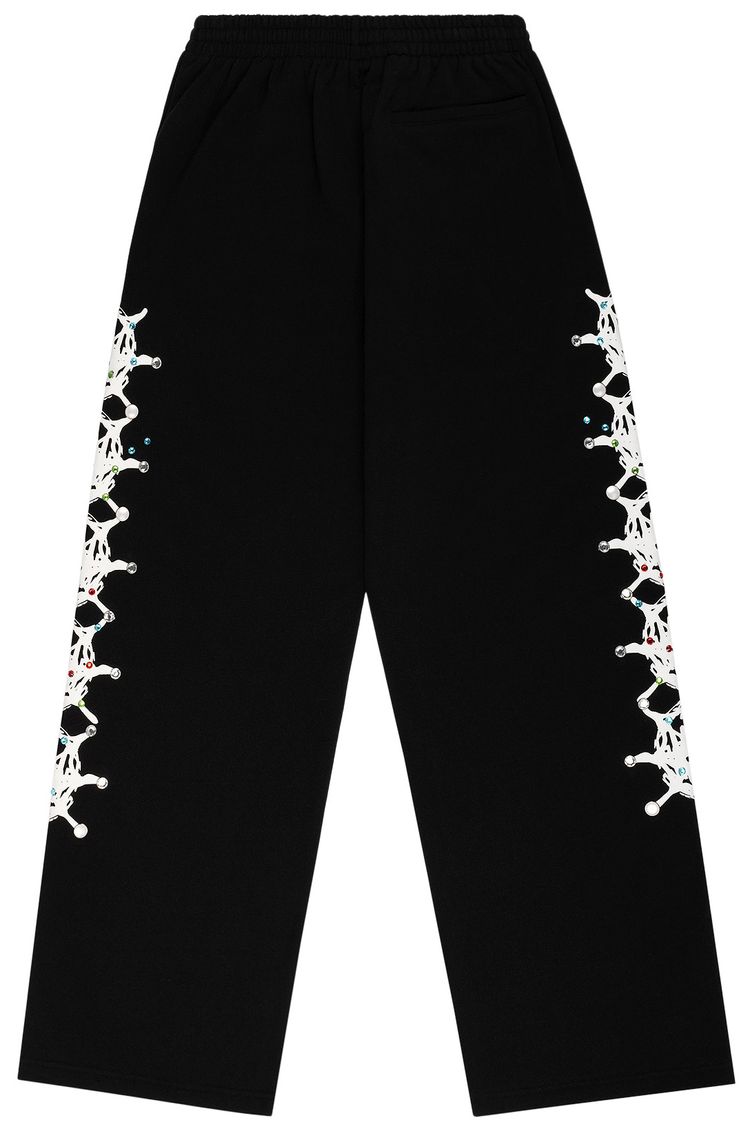 Sp5der Stone Sweatpant Black