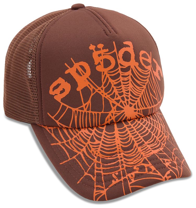 Sp5der Og Web V2 Trucker Brown