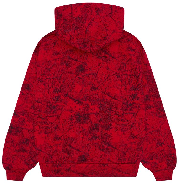 Sp5der Og Tree Camo Hoodie Red