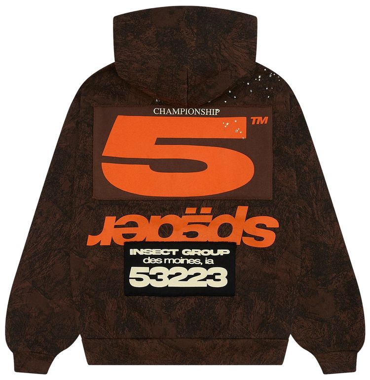 Sp5der TF Tree Camo Hoodie Brown