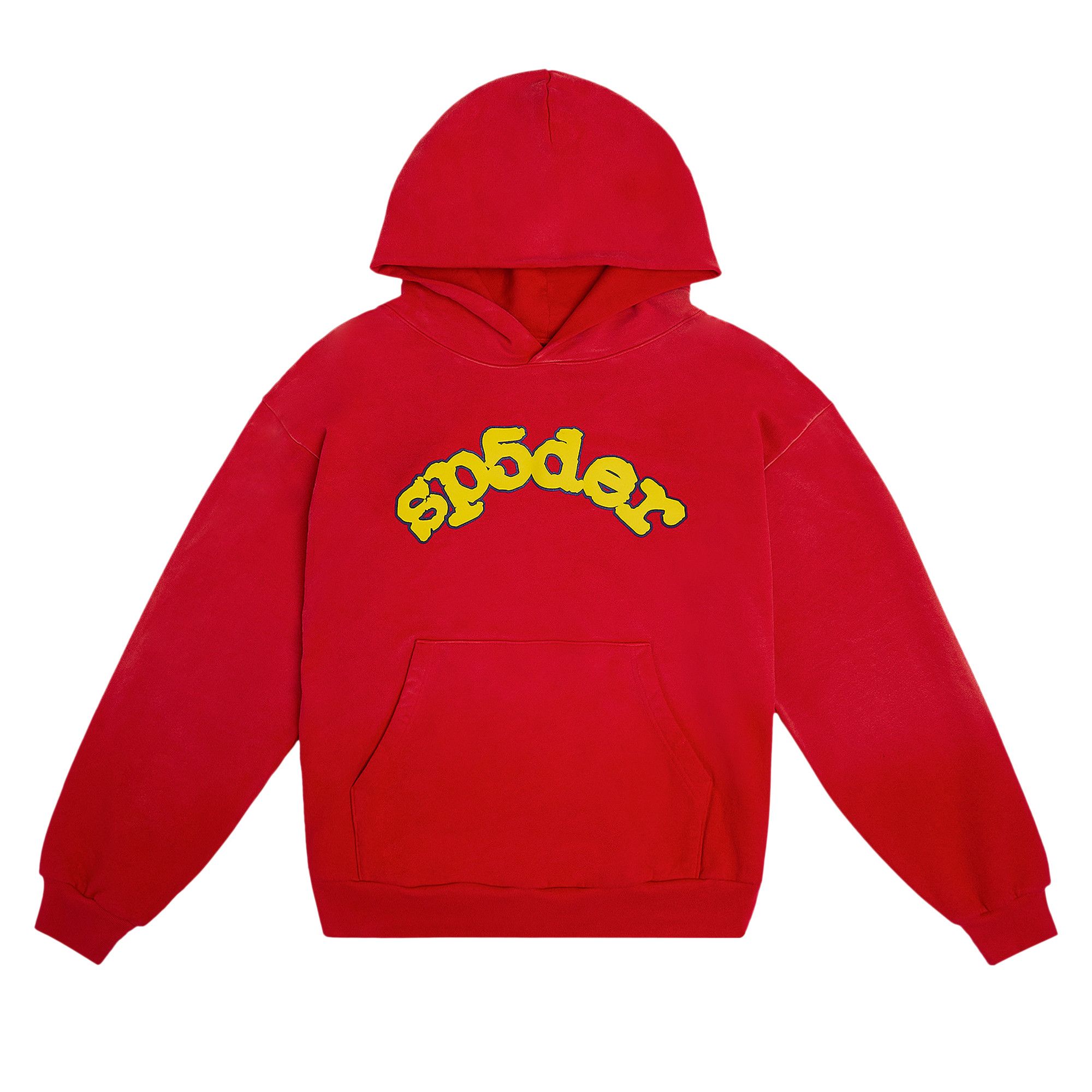 Buy Sp5der Og Logo Hoodie 'Red' - 02406 1SS2504SOLHR RED | GOAT