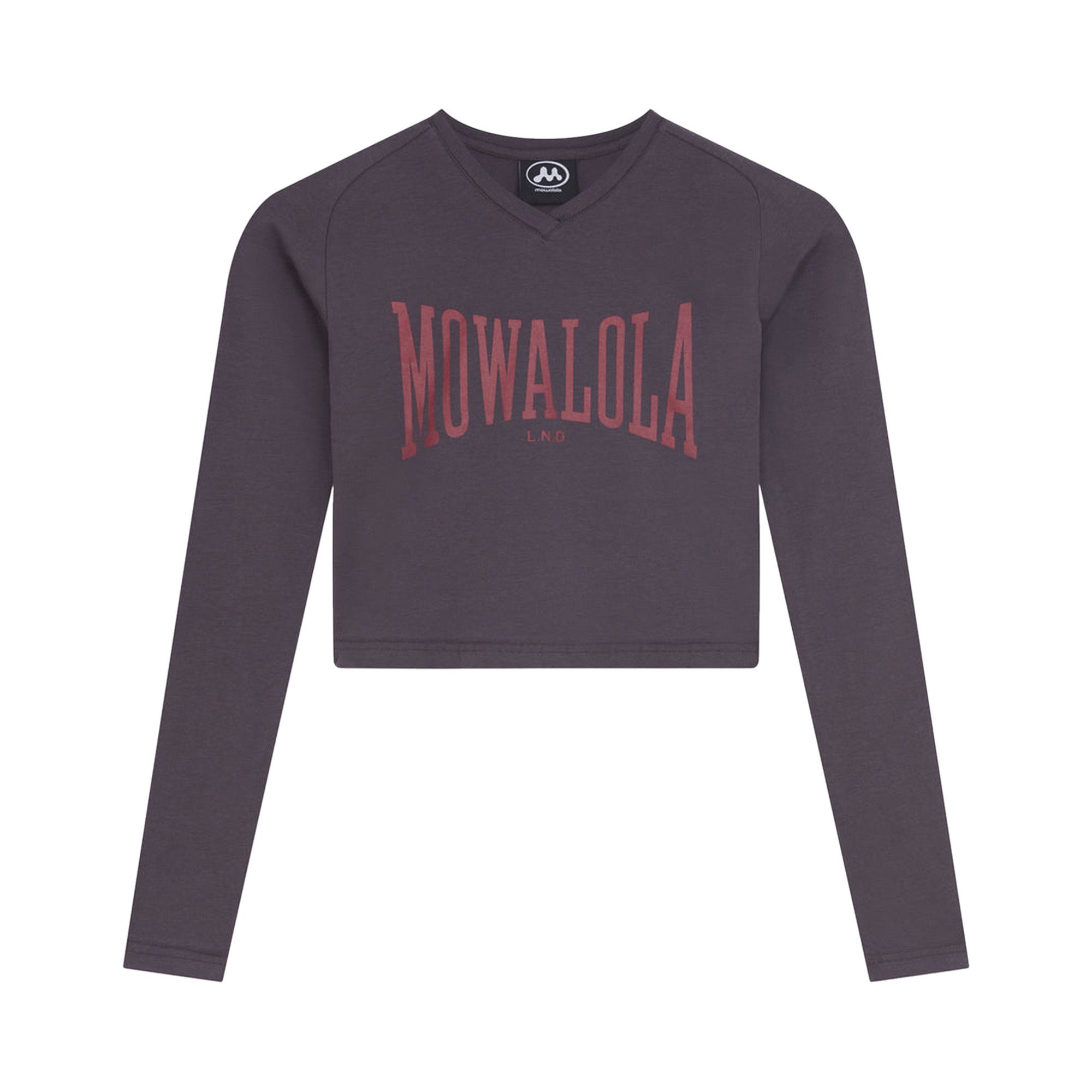 Buy Mowalola College Tee 'Grey' - MOSS24LK01012314 GREY | GOAT