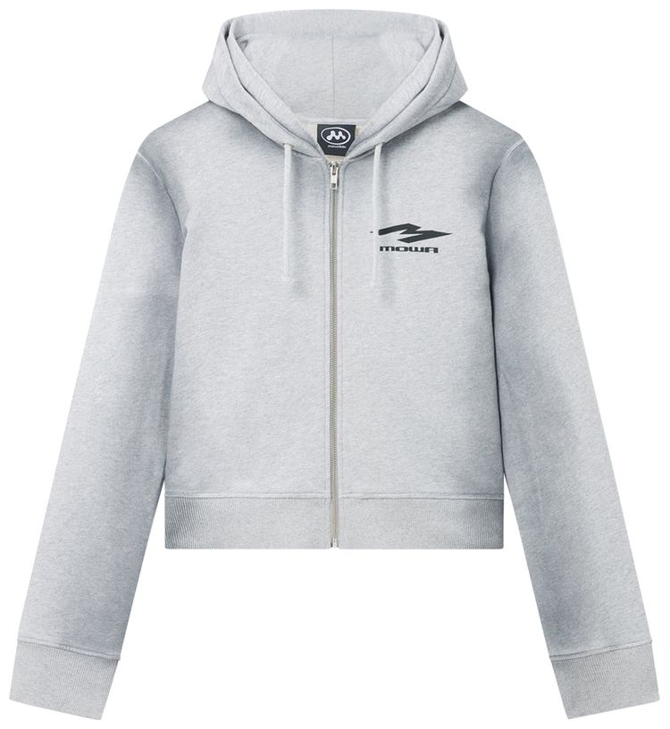 Mowalola Double D Hoodie Grey
