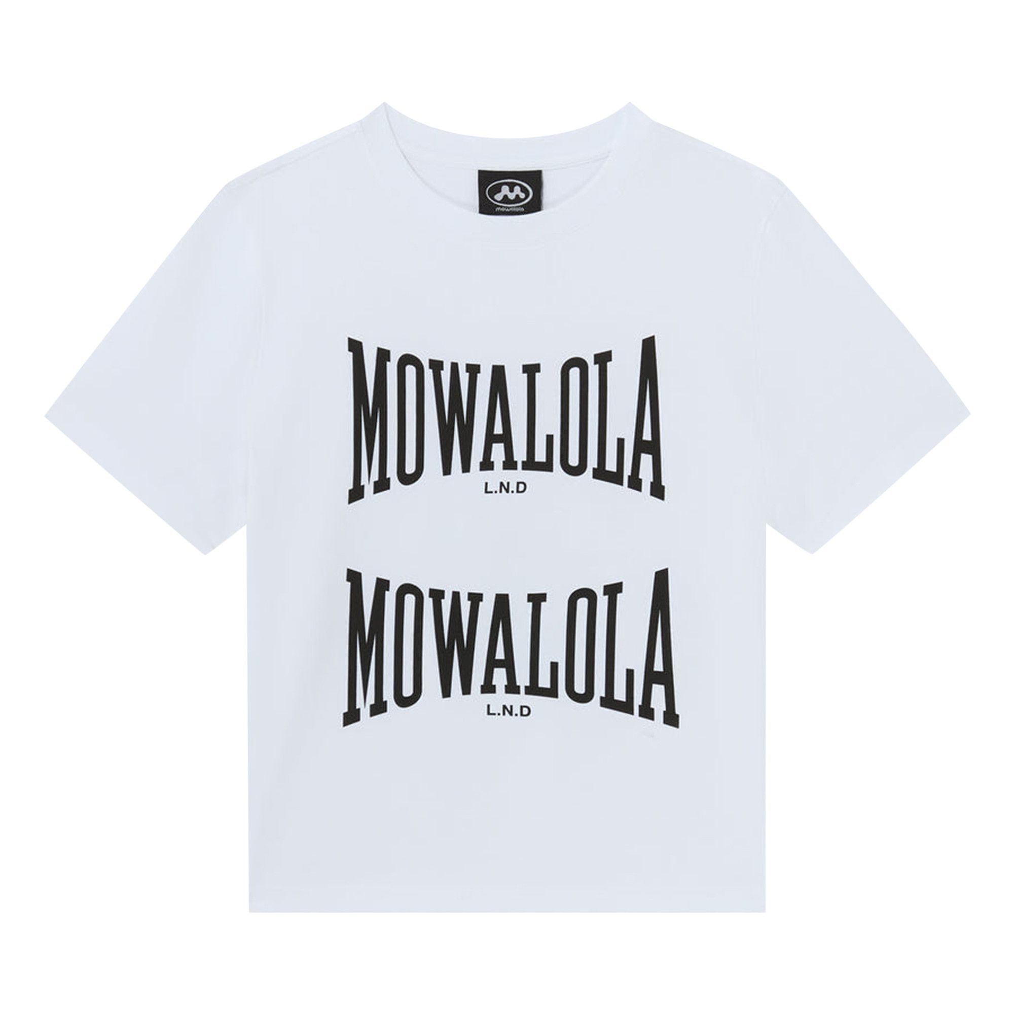 Buy Mowalola Double Sweat Tee 'White' - MOSS24TT01012377