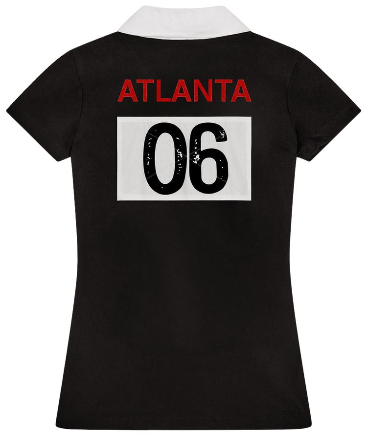 Mowalola ATL Polo Black
