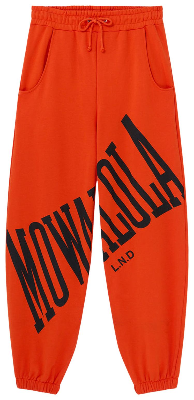 Mowalola Stamp Joggers Orange