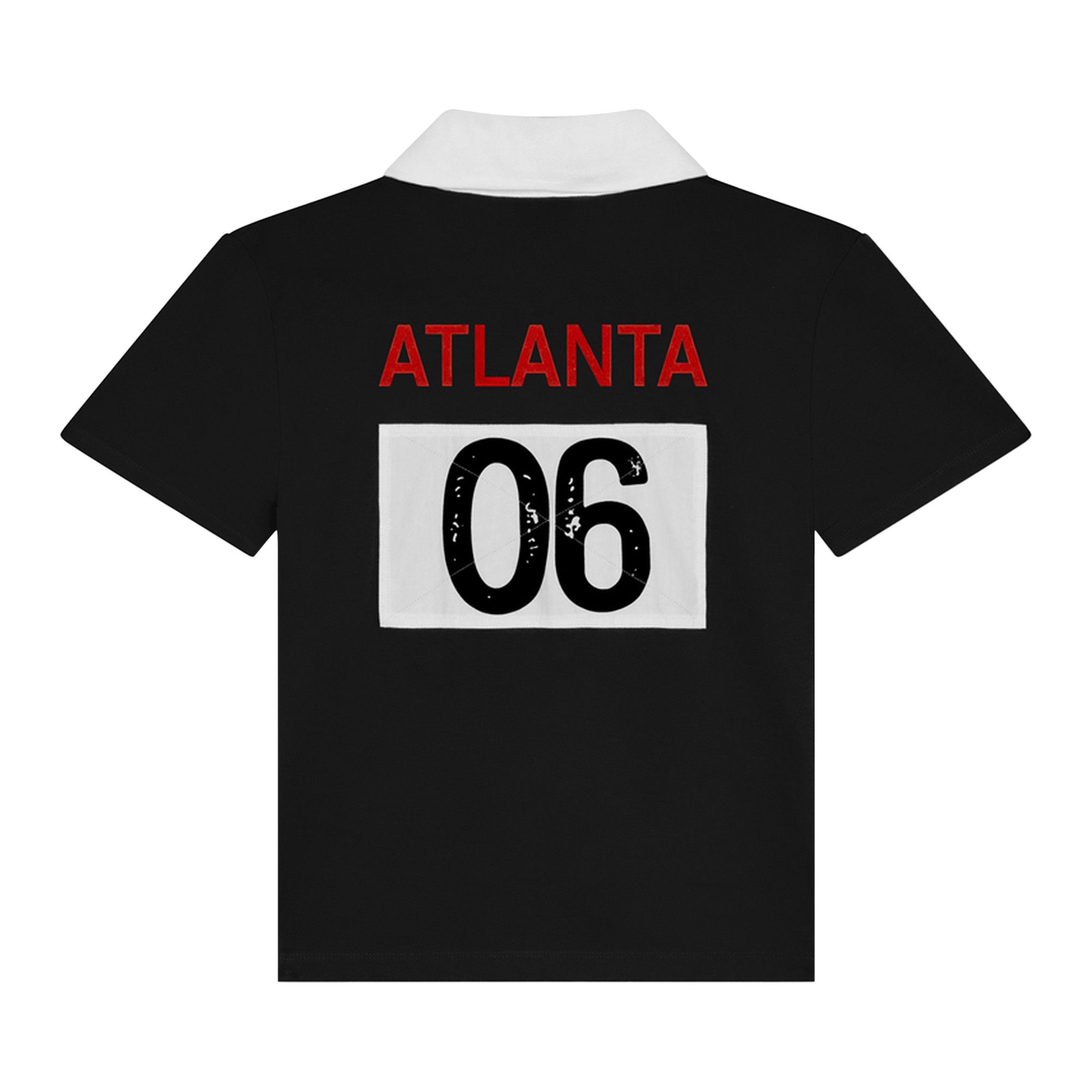 しNUBIAN別注MOWALOLA ATL POLO SHIRT Sサイズ MOWALOLA モワローラ SS25 MOWA SPORT TRACKTOP / BLK/WHT - NUBIAN