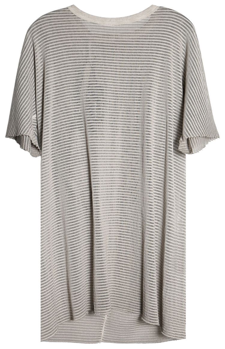Boris Bidjan Saberi Short Sleeve T Shirt Faded Light Grey