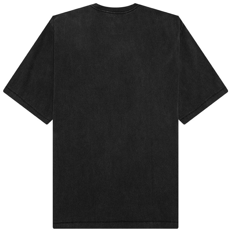 Market Smiley Full Face T Shirt Washed Black