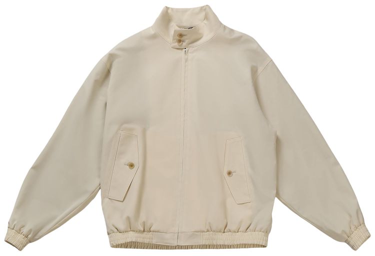 Auralee Super Fine Tropical Wool Zip Blouson Ivory