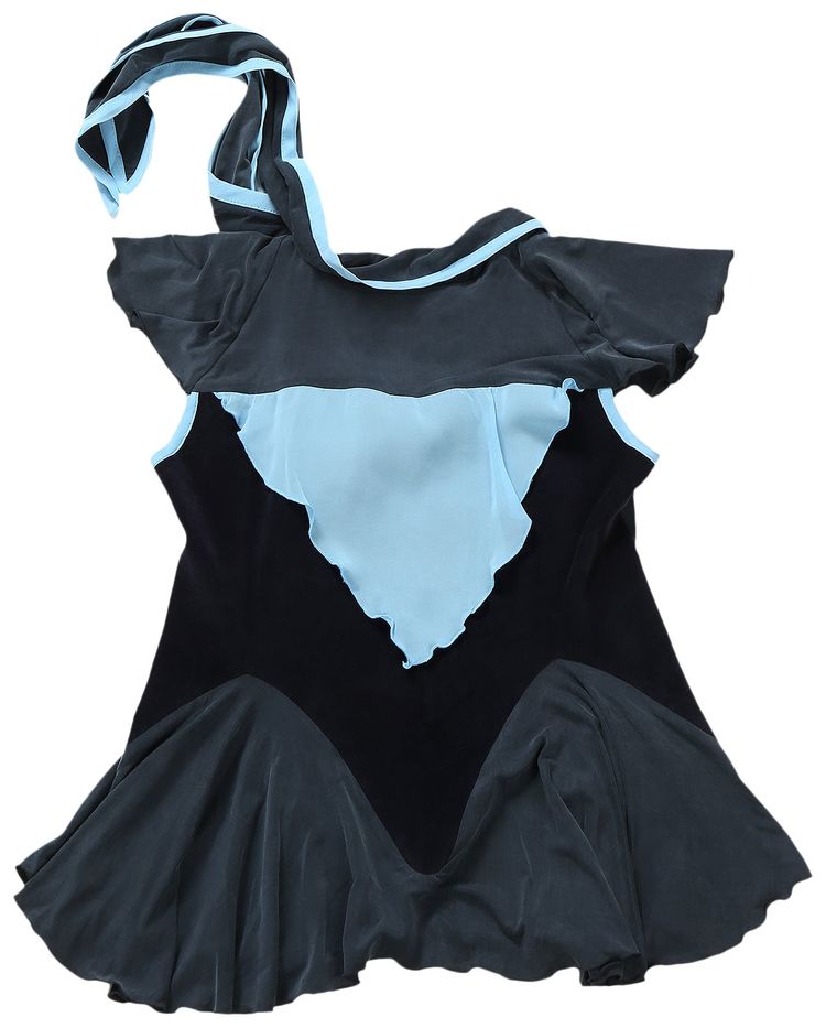 Kiko Kostadinov Travel Jersey Top Spruce BlueMidnight NavySky