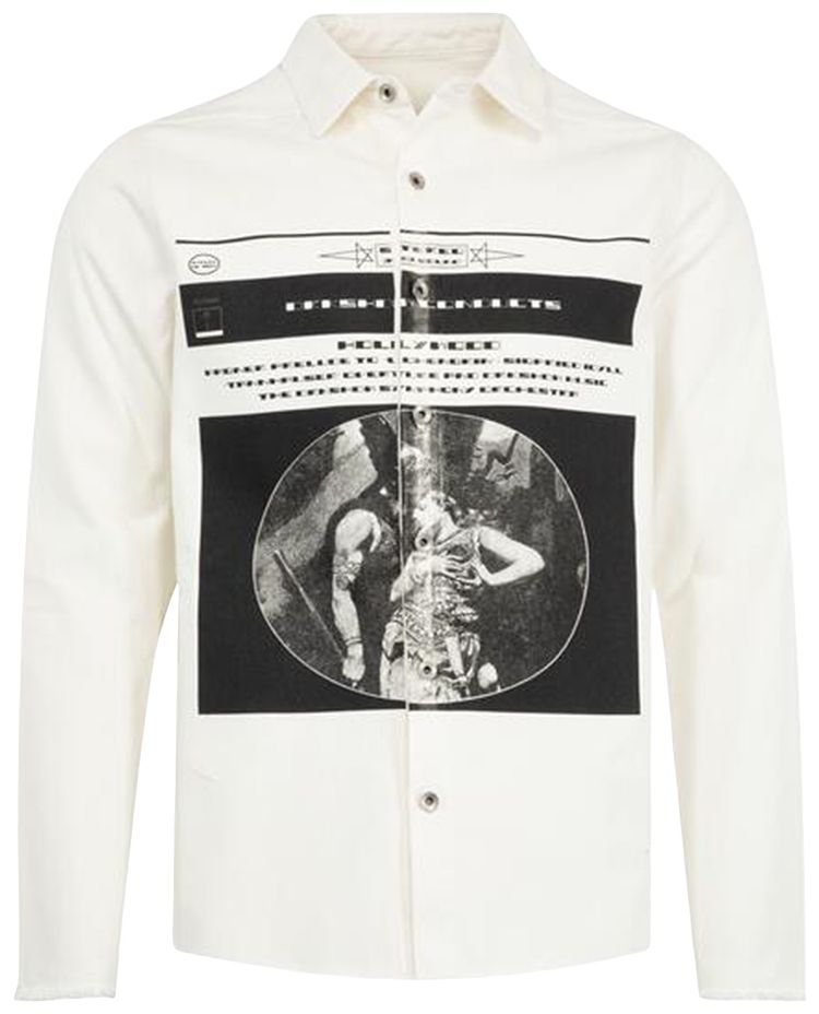 Rick Owens DRKSHDW Outershirt MilkBlack