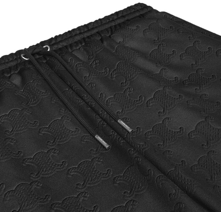 CELINE Triomphe Jersey Tracksuit Pants Black